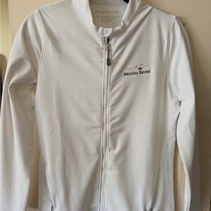 Peter Millar Women's White Utility Jacket Arcadia Bluffs Golf
